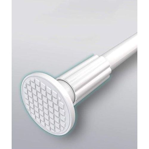 Vorhangstange – Kleiderstange, Duschvorhangstange, extra lang, Vorhangstange für Bad, Schlafzimmer, 328–377 cm