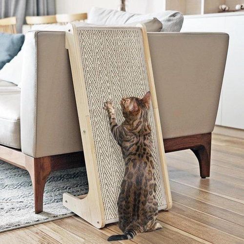 Katzenkratzhilfe L-Form Sisal 27 Zoll Innenraum Schutz