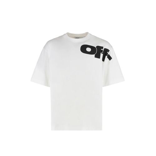 Off-White Skate-T-Shirt mit gemeinsamem Logo