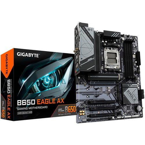 GIGABYTE Mainboard "B650 EAGLE AX", schwarz, B:30,5cm H:3,5cm T:24,4cm, Mainboards