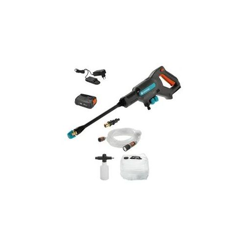 Gardena AcquaClean 24/18V Lithium Hochdruckreiniger-Pistole - mit 2.5A Lithium-Akku