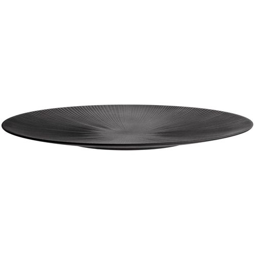 Servierplatte APS "Platte "NERO", Ø 50 cm, Höhe 3,5 cm", schwarz, H:3,5cm Ø:50cm, Melamin, Servierplatten, Servierplatte, Servierteller aus Melamin