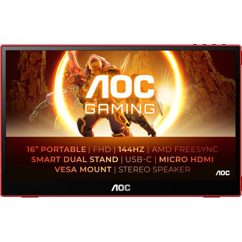 AOC Gaming 16G3 - LED-Monitor - 39.5 cm (15.6")