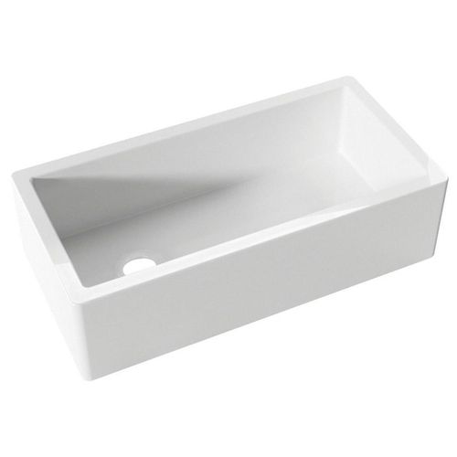 Kerasan ESSEX Keramikspüle 91x45,6cm, weiß