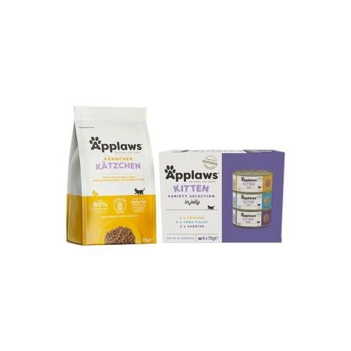 Applaws Kitten Mischfütterungs-Set Applaws Kitten Huhn 2kg + Applaws Kitten Auswahl 6x70g