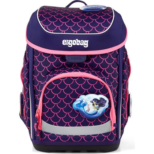 ergobag Schulranzen-Set cubo PerlentauchBär