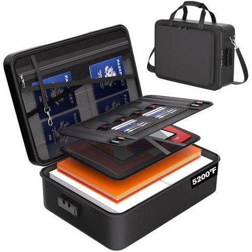 Neueste Modelle, feuerfeste Dokumentenbox, feuerfeste Box, feuerfeste und wasserdichte Dokumententasche, feuerfester Dokumentenkoffer