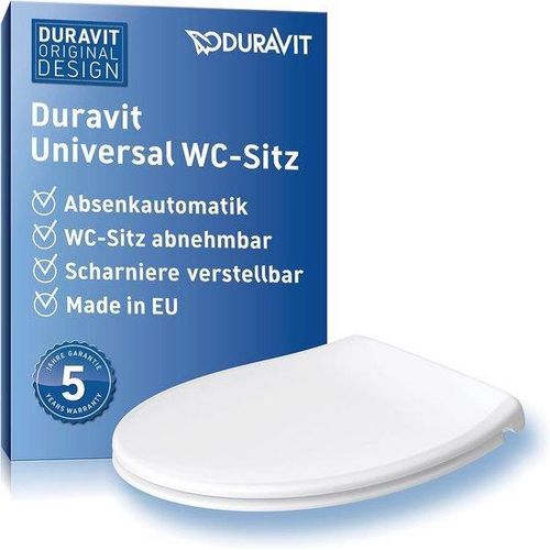 Toilette mit Softclose-Mechanismus Weiß