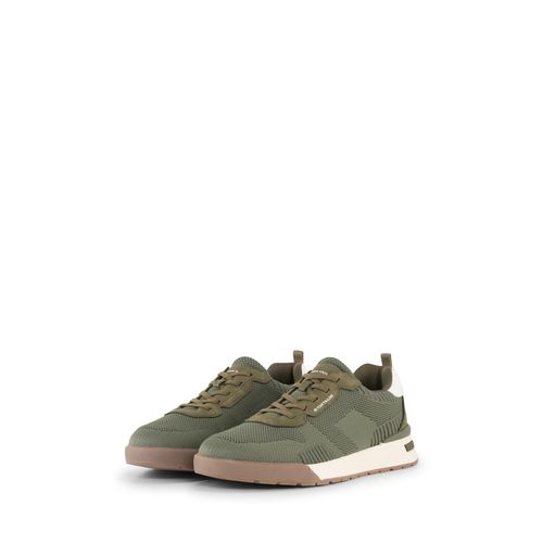 TOM TAILOR Herren Sneaker mit Mesh, grün, Uni, Gr. 45