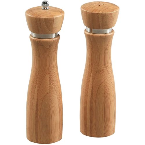 Salz- / Pfefferstreuer KESPER, beige (natur), H:21,5cm Ø:6cm, Gewürzstreuer, Salz- / Pfefferstreuer