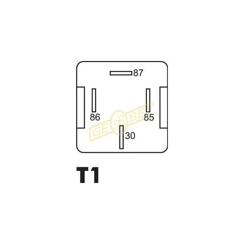 GEBE Relais, Arbeitsstrom 990101