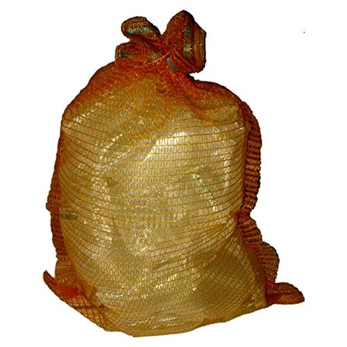 Kartoffelsäcke Raschelsäcke 500 x 800 mm goldgelb 25 kg mit Zugband, 500 Stück