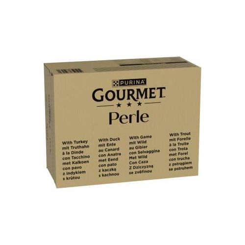 GOURMET Perle Erlesene Streifen in Gelee Sorten-Mix 96x85g