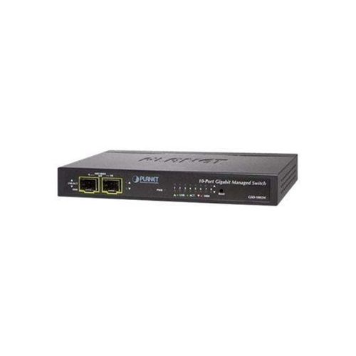 PLANET 8-Port GE + 2-Port SFP Managed Desktop Swit