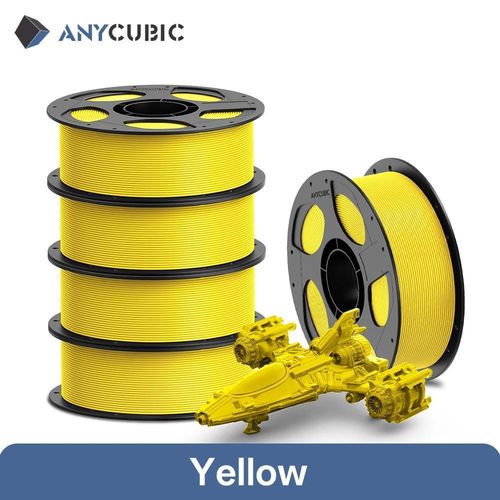 3D-Drucker Filament - PETG 1,75 mm - FDM-kompatibel - Gewicht 5 kg - Hohe Schlagzähigkeit - Geringe Schrumpfung - Gelb