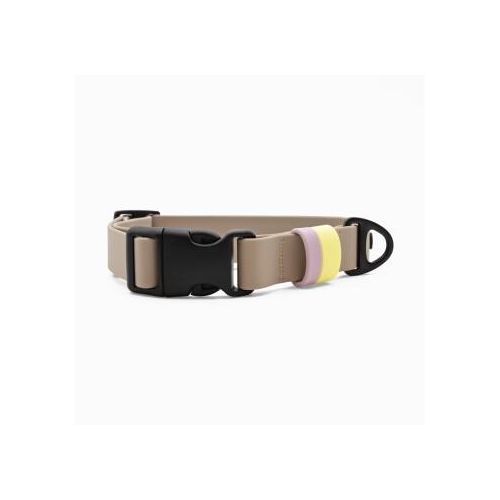 THE DOG IDEA Biothane Halsband mit Klickverschluss Taupe S