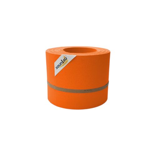 zaun zu® Sichtschutzstreifen PP Sichtschutzstreifen Doppelstabzaun Orange,10x 2,55m