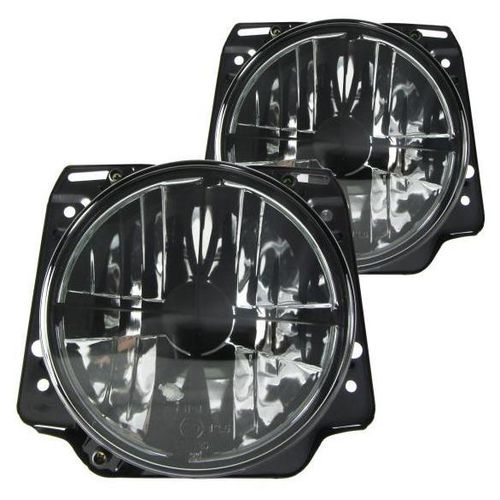 Scheinwerfer mit Fadenkreuz schwarz passend für VW Golf 2