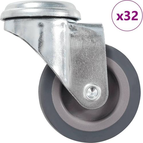32 Stk. Lenkrollen mit Bolzenloch 50 mm