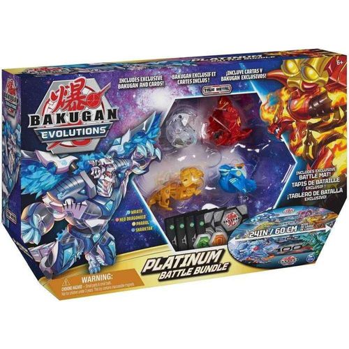 Spin Master 6066052 (20140222) - Bakugan Evolutions - Platinum Battle Bundle, inkl. True Metal Bakugans