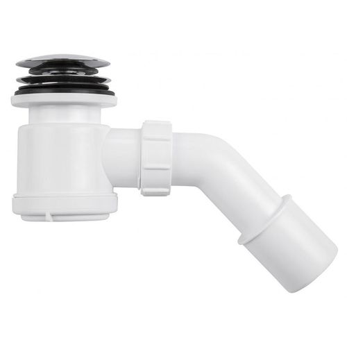 Sapho Siphon, 50mm, DN50, Chrom Abdeckung