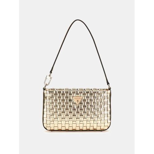 Guess Twiller Reißverschlusstasche gold 14 x 22 x 4