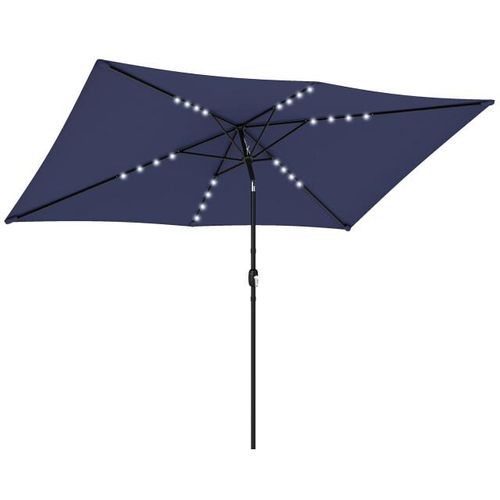 4goodz Parasol met led zonne-energie verlichting ca. 200x300 cm met -