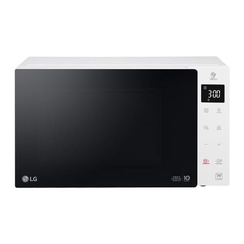 LG SoloMikrowelle Weiß (23 L, 1000 Watt) mit Smart Inverter Technologie & EasyClean MS23NECBW MS23NECBW