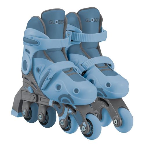 Inlineskates GLOBBER "LEARNING SKATES 2in1, Gr. 30,33", blau, Inlineskates_Rollschuhe, Kinder, (bis 60 kg)
