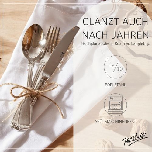 Paul Wirths 60-tlg. Besteckset AUGSBURGER FADEN