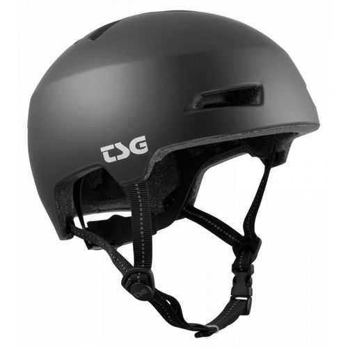 TSG Status Solid Satin Black Helm L/XL
