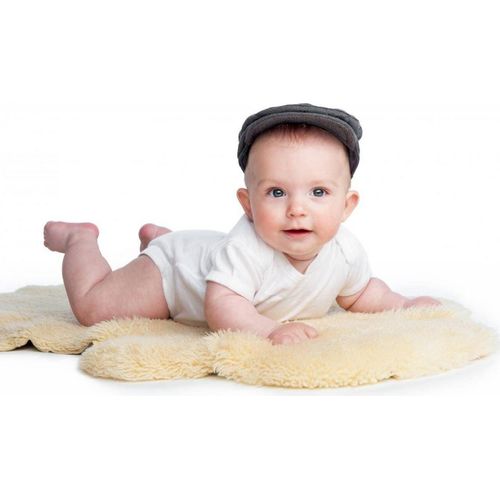 Lammfell ökologisch gegerbt 120-130 cm -