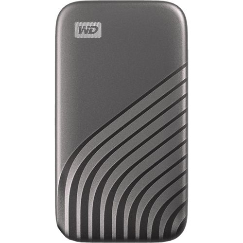 WD My Passport - 2000 GB - USB Typ-C - 3.2 Gen 2 (3.1 Gen 2) - 1050 MB/s - Passwortschutz - Grau