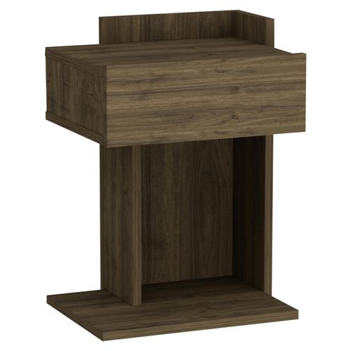 Nachtkästchen Herakles Walnussfarben