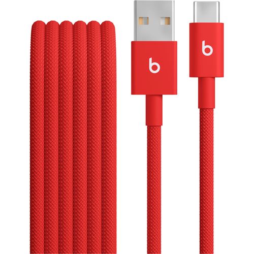 APPLE USB-Kabel "USB-A auf USB-C Gewebtes Kabel", blitz, rot, 150cmcm, Kabel