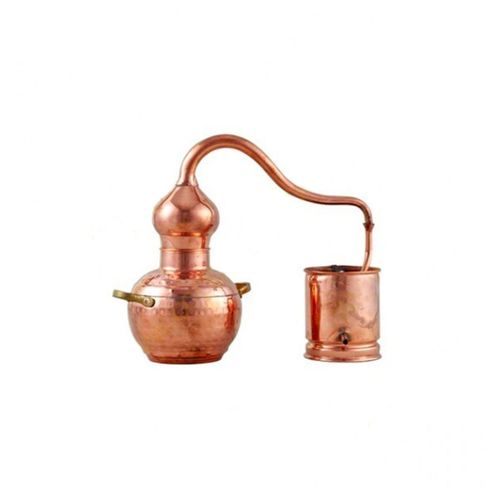 Destille, Destilliergerät, Destillationsapparatur - Alembic, Kupfer 1L