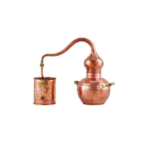 Destille, Destilliergerät, Destillationsapparatur - Alembic Premium, Kupfer 2L