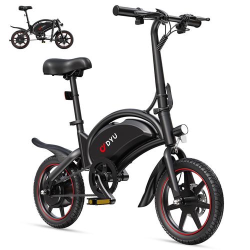 DYU D3S Faltbares E-Bike 14 Zoll, 250W Motor, bis 25 km/h, Straßenzulassung
