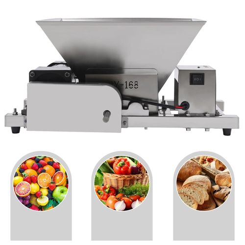 Fruchtzerkleinerer & Lebensmittelmühle - Elektrische Mühle - 60 W - Edelstahl - Für Obst und Zucker - Silber