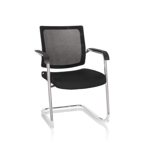 hjh OFFICE Freischwinger LEVIA V Stoff / Netzstoff