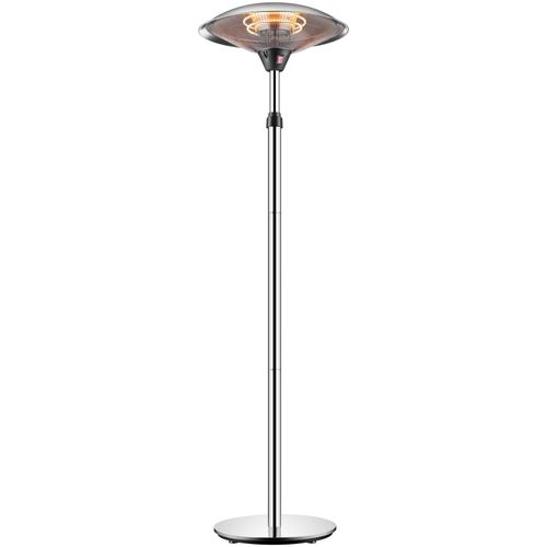 Heizstrahler TEPRO "Millbury", silber (silberfarben), H:210cm Ø:60,5cm, Heizstrahler, Heizstrahler