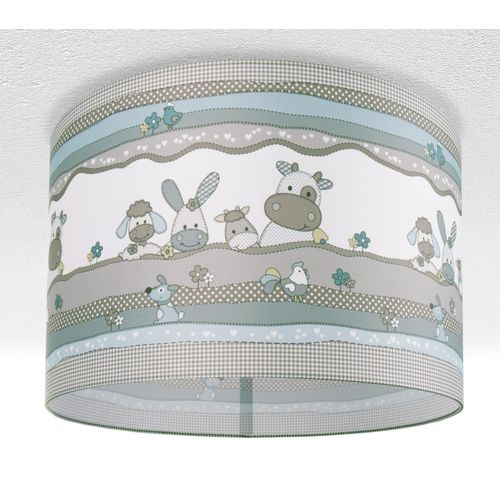 PACO HOME Deckenleuchte "Cosmo 210", weiß, 1, Ø 45,5cm H: 29,5cm, Leuchten, Kinderlampe Deckenlampe LED Kinderzimmer Lampe Tier-Motiv, E27, Kinderlampe