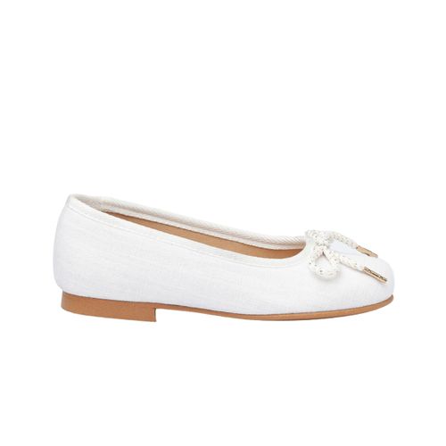 Zeremonie-Ballerinas aus Leder