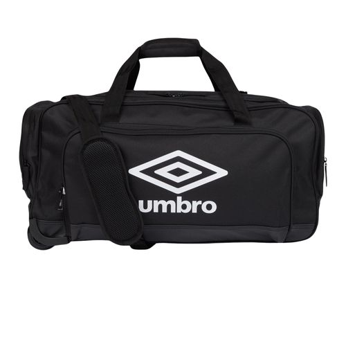 Umbro - Reisetasche mit Rollen (Schwarz/Weiß)