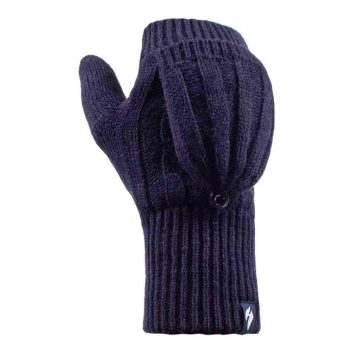 Damen Kabelstrick 2.3 Tog Thermo Winter Fingerlose Umwandlungshandschuhe