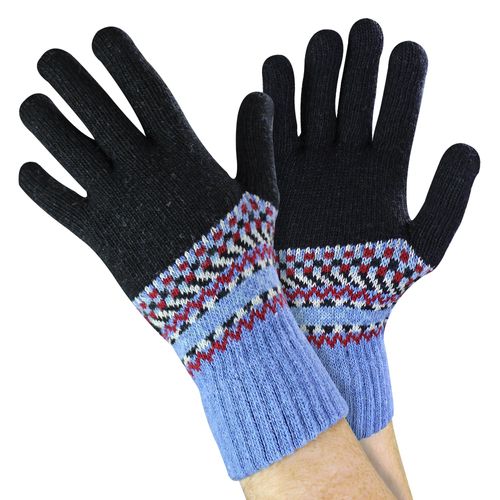 Herren Wollhandschuhe | Winterlich süße Fair-Isle-Handschuhe für kaltes Wetter