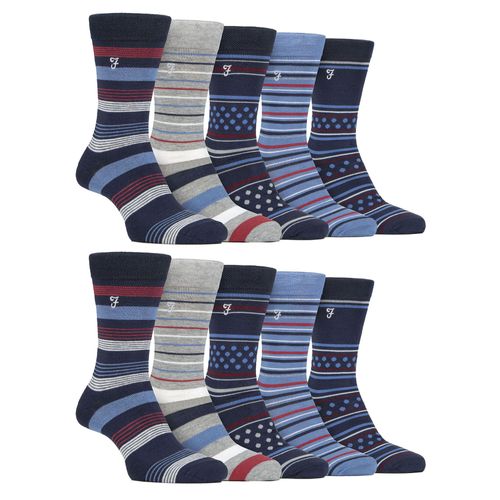 Herren 10er-Set Bunte Bambussocken