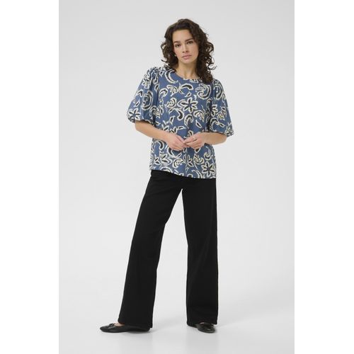 Langarm-Bluse KAdahlia Tight fit blue white