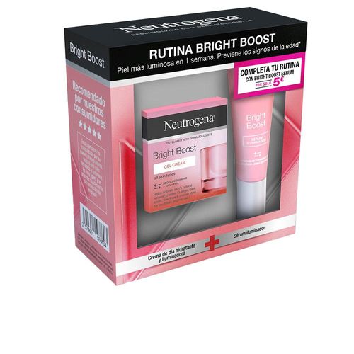 Bright Boost Routine Creme Gel &amp Serum Lot 2 Stk 2 pz