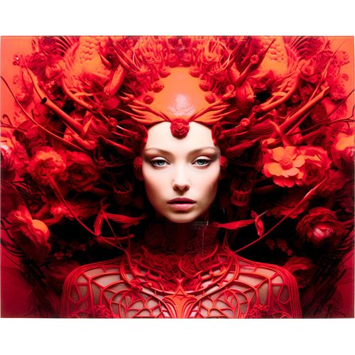 Glasbild KARE DESIGN, farbe bild(er): rot, Bilder